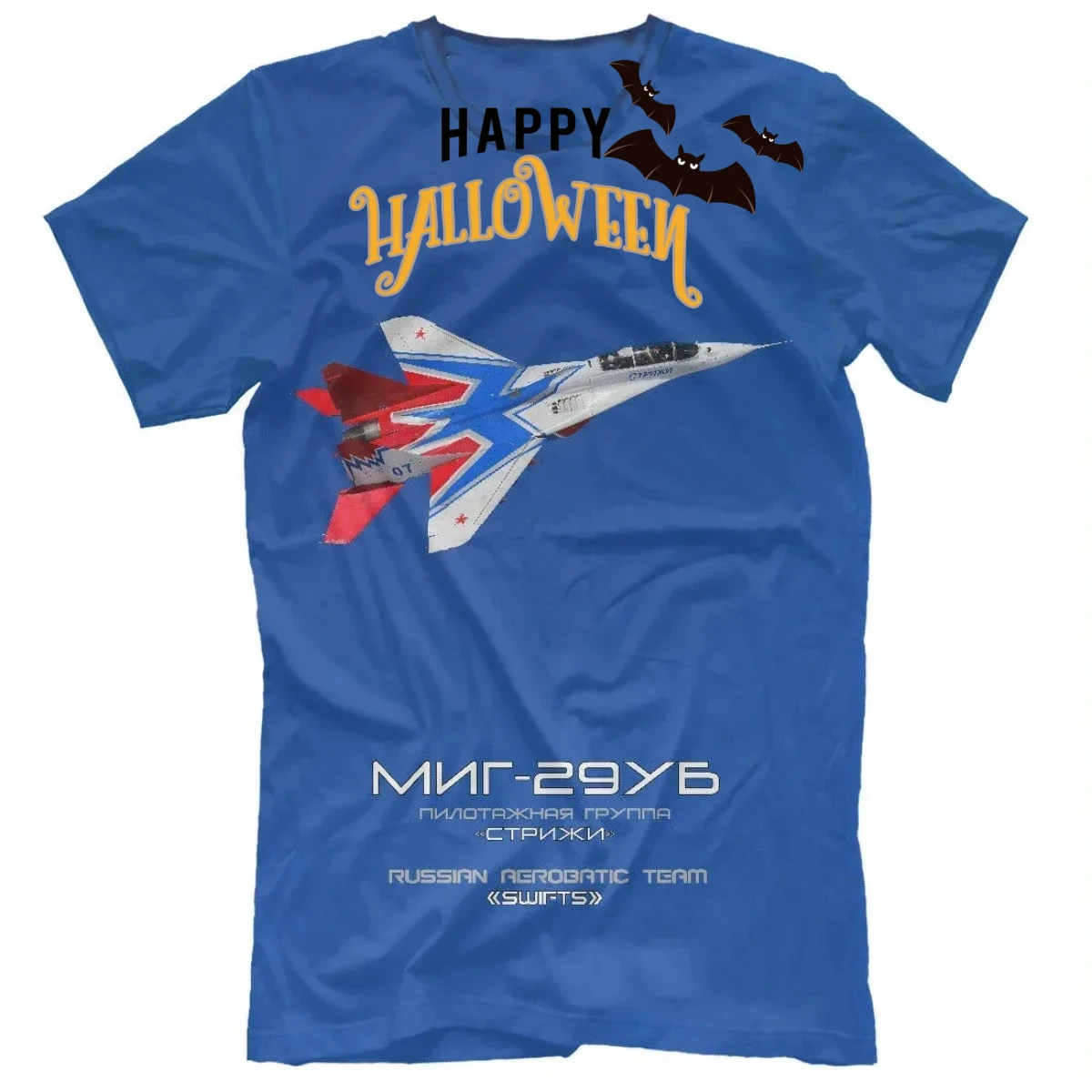 MiG-29UB Swifts T-Shirt Russian Army Air Force Aircraft Cotton O-Neck Short Sleeve Men's T Shirt New Size S-3XL
MiG-29UB Swifts T-Shirt Russian Army Air Force Aircraft Cotton O-Neck Short Sleeve Men's T Shirt New Size S-3XL