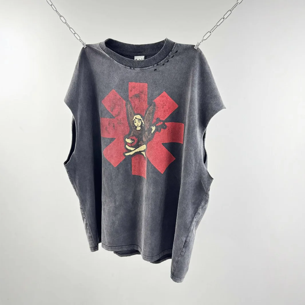 High Street SAINT мужские футболки с мультяшным принтом, женская модная футболка, мужские повседневные футболки, мужская одежда
High Street SAINT мужские футболки с мультяшным принтом, женская модная футболка, мужские повседневные футболки, мужская одежда
