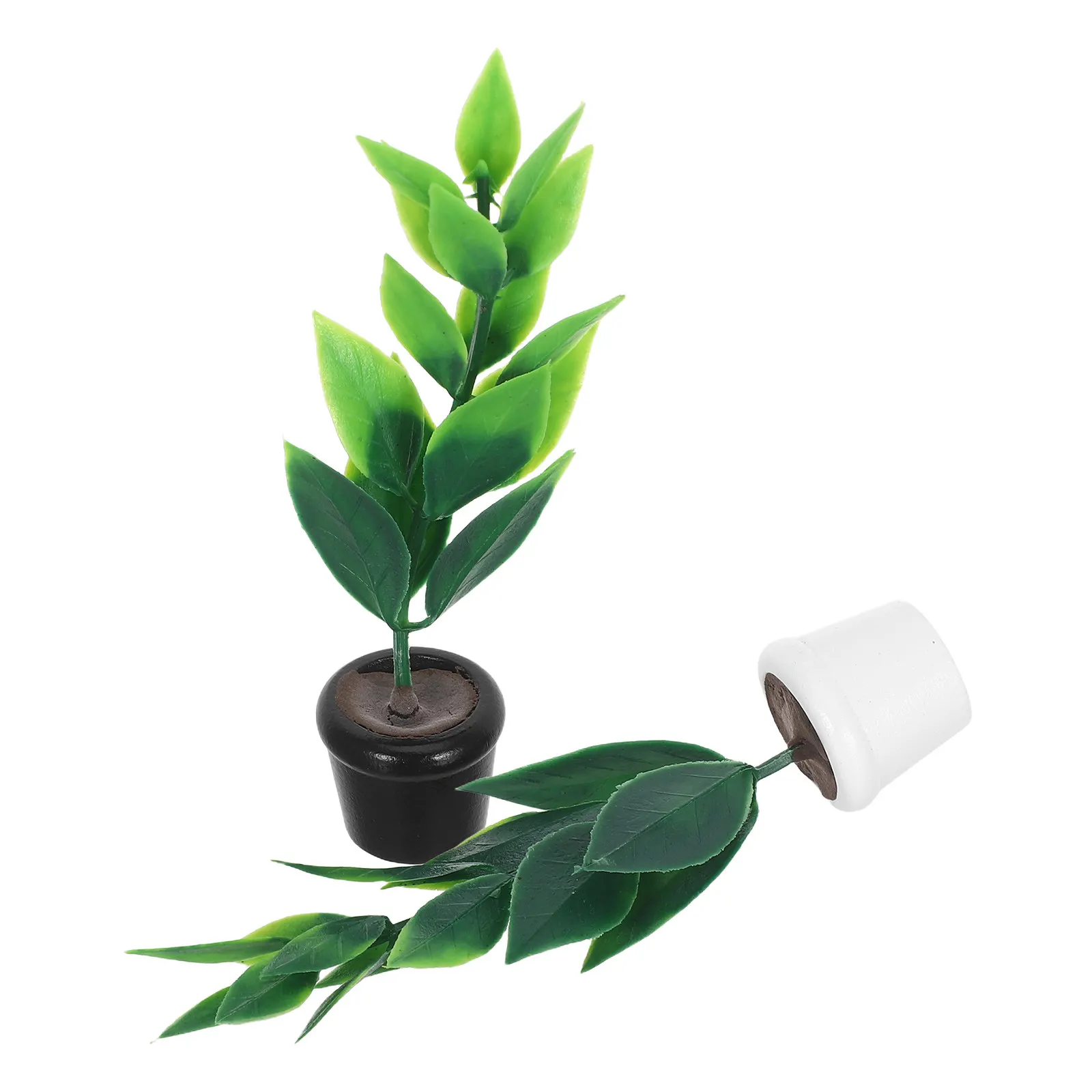 2Pcs Mini Garden Potted Models Lifelike Simulated Plants Plastic Miniature Bonsai Decor for Dollhouse Living Room Balcony Micro
2Pcs Mini Garden Potted Models Lifelike Simulated Plants Plastic Miniature Bonsai Decor for Dollhouse Living Room Balcony Micro