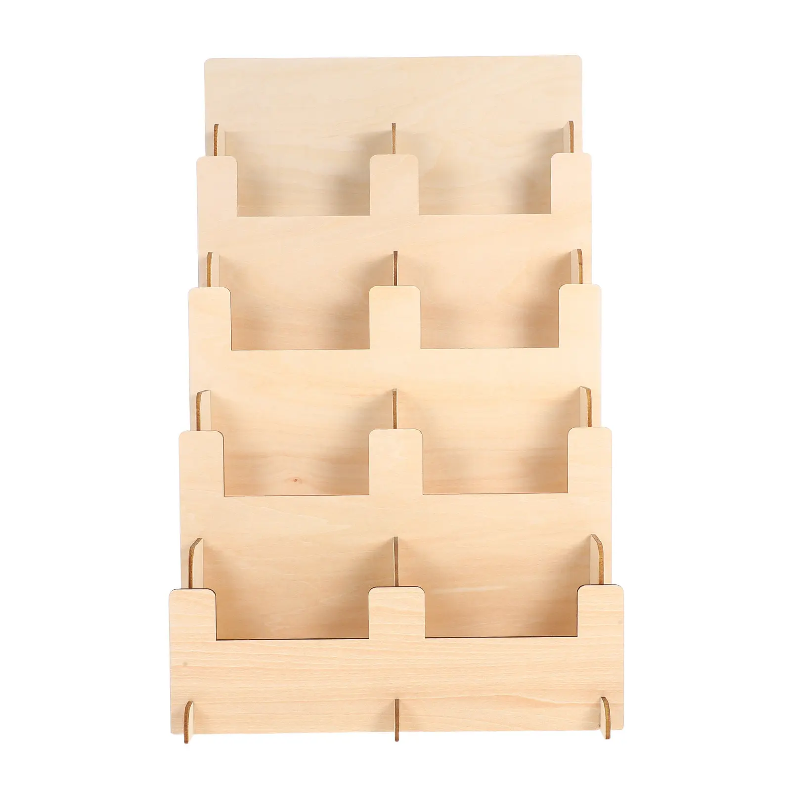4 Tier Wooden Sticker Display Stand Multi-Purpose Card Holder Countertop Display Rack for Postcards Photos Greeting Cards
4 Tier Wooden Sticker Display Stand Multi-Purpose Card Holder Countertop Display Rack for Postcards Photos Greeting Cards