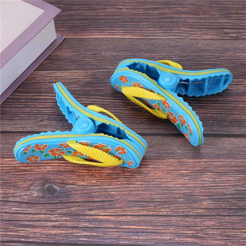 ABWP-8 Pack Beach Towel Clips Plastic, Cute Slippers Sunbed Beach Pegs, Large Sized Laundry Pegs For Holiday, Beach, Pool
ABWP-8 Pack Beach Towel Clips Plastic, Cute Slippers Sunbed Beach Pegs, Large Sized Laundry Pegs For Holiday, Beach, Pool