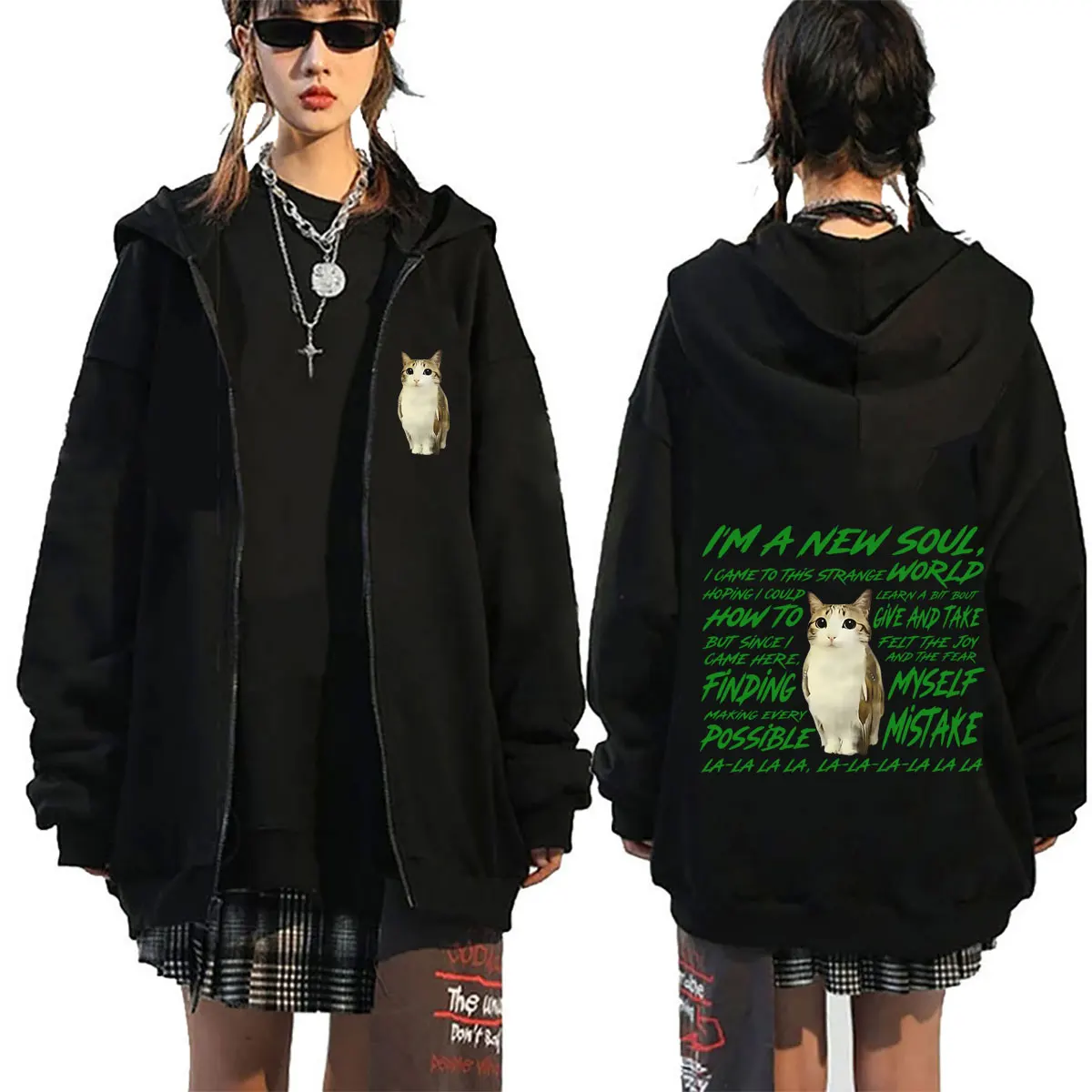 Meowl Cat Owl Funny Meme Zipper Hoodie Men Women Fashion Vintage Oversized Zip Up Jacket Men's Casual Humor Zip Up Sweatshirts
Meowl Cat Owl Funny Meme Zipper Hoodie Men Women Fashion Vintage Oversized Zip Up Jacket Men's Casual Humor Zip Up Sweatshirts
