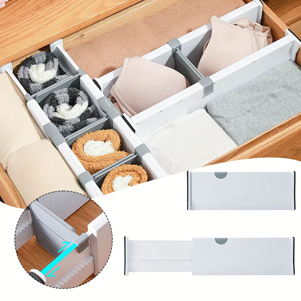 Household Retractable Drawer Divider With Spacer Set Non-slip Expandable Drawer Partition For Bathroom Home
Household Retractable Drawer Divider With Spacer Set Non-slip Expandable Drawer Partition For Bathroom Home