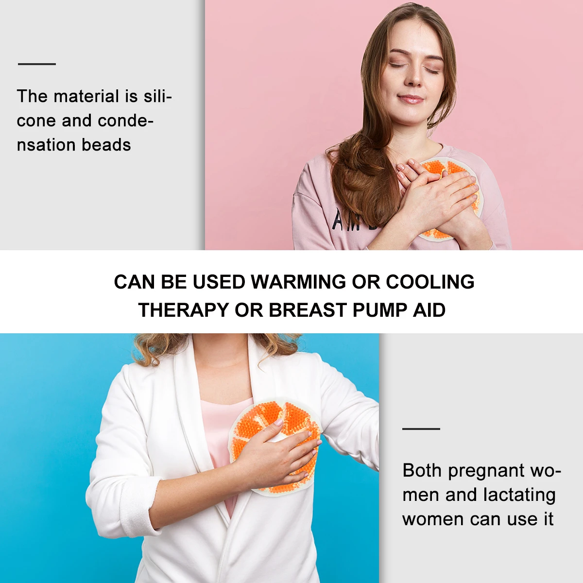 2pcs Breast Gel Packs Round Pvc Hot Cold Compress Nursing Mother Supplies Ice Beads Bag Heat Therapy Cooling Pads Baby
2pcs Breast Gel Packs Round Pvc Hot Cold Compress Nursing Mother Supplies Ice Beads Bag Heat Therapy Cooling Pads Baby