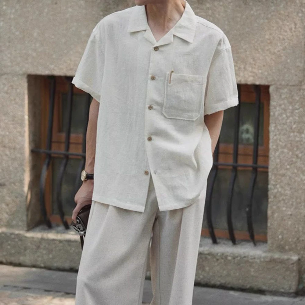 2026 Summer New Men's Solid Color Short-Sleeve Shirt American Retro Fashion Trendy High Street Loose Casual Breathable Men's Top
2026 Summer New Men's Solid Color Short-Sleeve Shirt American Retro Fashion Trendy High Street Loose Casual Breathable Men's Top