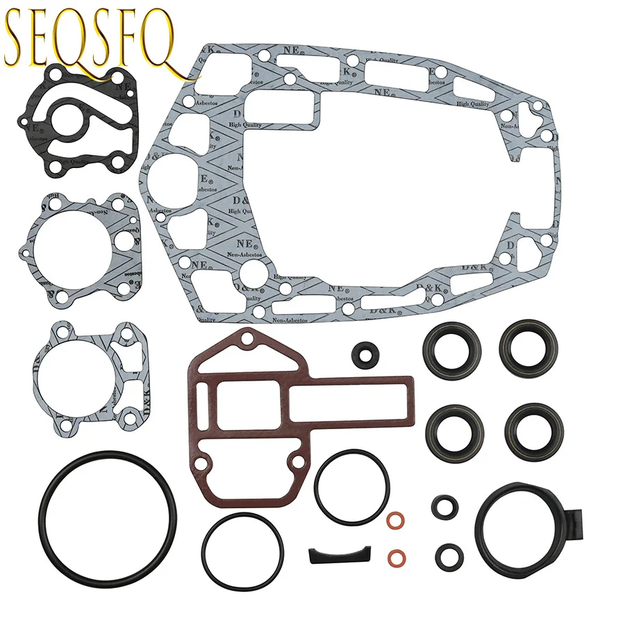 Lower Unit Gasket Kit 688-W0001-22 For Yamaha Outboard Engine 1999-2010 75-90HP 4 stroke (R157) 688-w0001-20 688-W0001-22-00
Lower Unit Gasket Kit 688-W0001-22 For Yamaha Outboard Engine 1999-2010 75-90HP 4 stroke (R157) 688-w0001-20 688-W0001-22-00