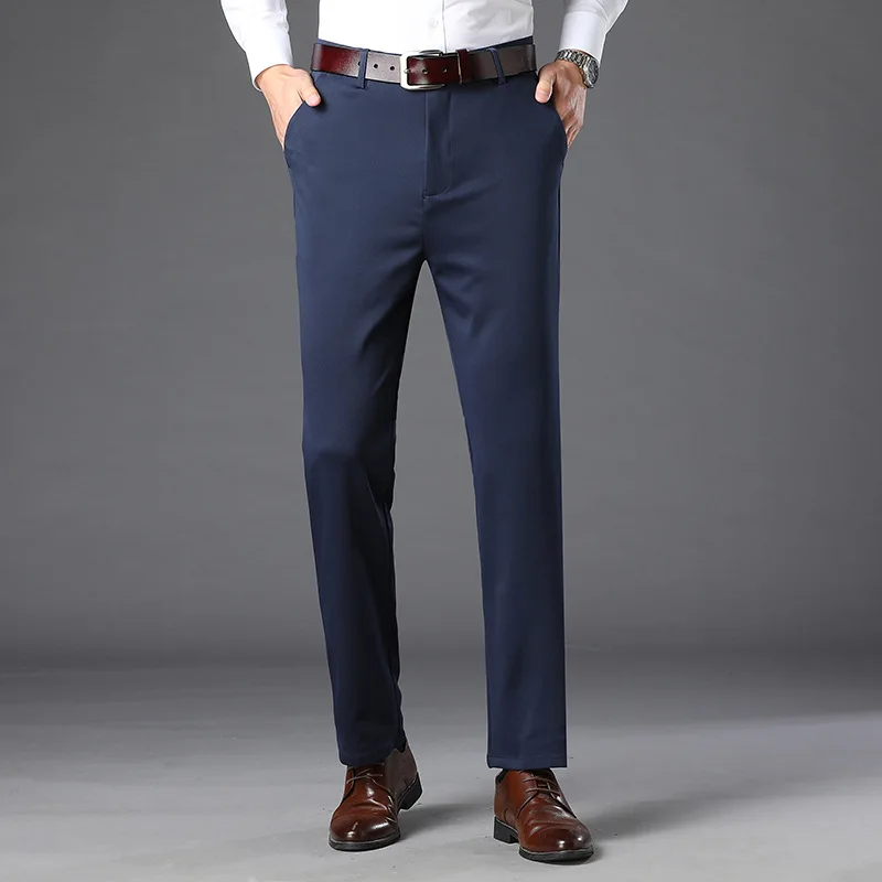 New Spring and Autumn Fashion Trend Solid Color Pocket Zipper Business Gentlemen's Pants Loose Casual Men's Comfortable Pants
New Spring and Autumn Fashion Trend Solid Color Pocket Zipper Business Gentlemen's Pants Loose Casual Men's Comfortable Pants