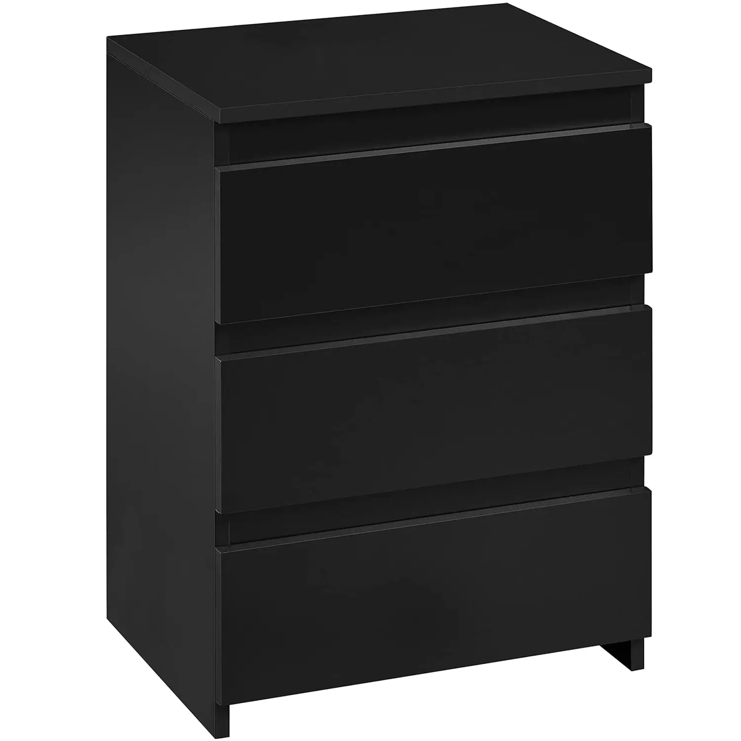 Nightstand with Storage, Black 3 Drawers Bedside Table with Sturdy Base, Wooden Bedside Cupboard Storage Cabinet, Customized
Nightstand with Storage, Black 3 Drawers Bedside Table with Sturdy Base, Wooden Bedside Cupboard Storage Cabinet, Customized