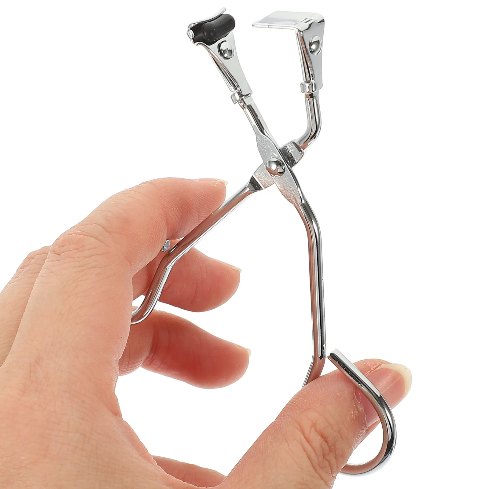 Eyelash Curler Black Rubber Pad Mini Portable Stainless Steel Women Makeup Tool Long Lasting Curled Lashes Safe Lightweight
Eyelash Curler Black Rubber Pad Mini Portable Stainless Steel Women Makeup Tool Long Lasting Curled Lashes Safe Lightweight