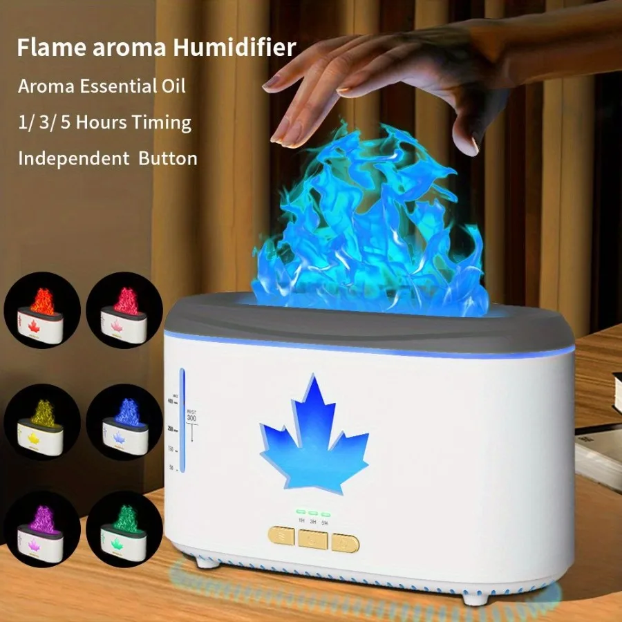 1pc Simulated Flame Humidifier Essential Oil Diffuser For Aromatherapy Machine Colorful Flame Atmosphere Lamp Home Office Humid
1pc Simulated Flame Humidifier Essential Oil Diffuser For Aromatherapy Machine Colorful Flame Atmosphere Lamp Home Office Humid