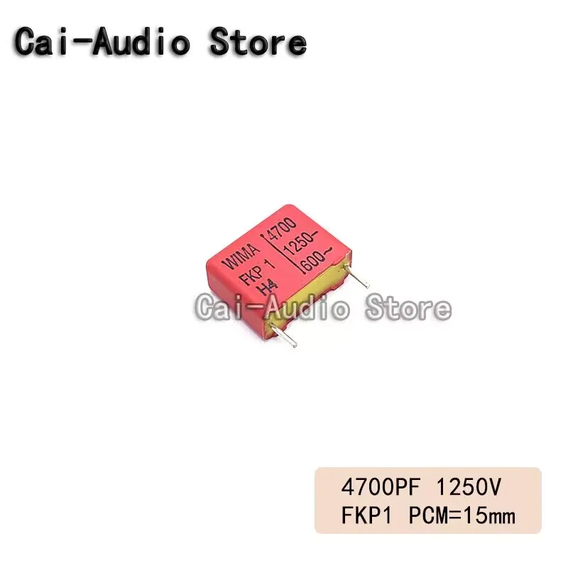 2PCS/5PCS/10PCS/Lot Brand NEW Germany WIMA FKP1 1250V 4700PF 1250V 472 0.0047UF Film Capacitor 1250v4700pf 472 Pitch 15mm 10%
2PCS/5PCS/10PCS/Lot Brand NEW Germany WIMA FKP1 1250V 4700PF 1250V 472 0.0047UF Film Capacitor 1250v4700pf 472 Pitch 15mm 10%