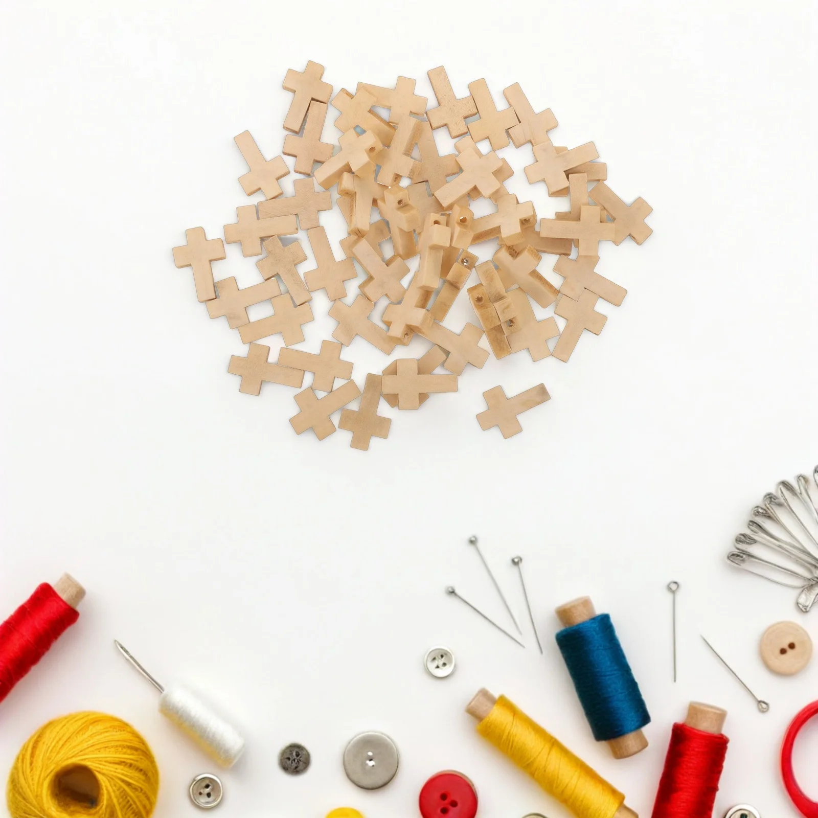 200pcs Retro Cross Pendants Unfinished Wood Beads Vintage Wooden Charms for Jewelry Making Crafts Bracelets
200pcs Retro Cross Pendants Unfinished Wood Beads Vintage Wooden Charms for Jewelry Making Crafts Bracelets
