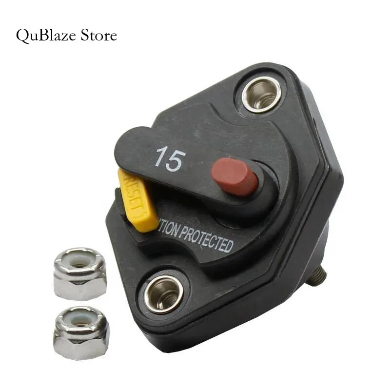 12V-32V DC 10A 15A 20A 30A 40A 50A 60A IP67 Waterproof Circuit Breaker Blow Reset Fuse Switch Inverter For Car Audio Marine
12V-32V DC 10A 15A 20A 30A 40A 50A 60A IP67 Waterproof Circuit Breaker Blow Reset Fuse Switch Inverter For Car Audio Marine