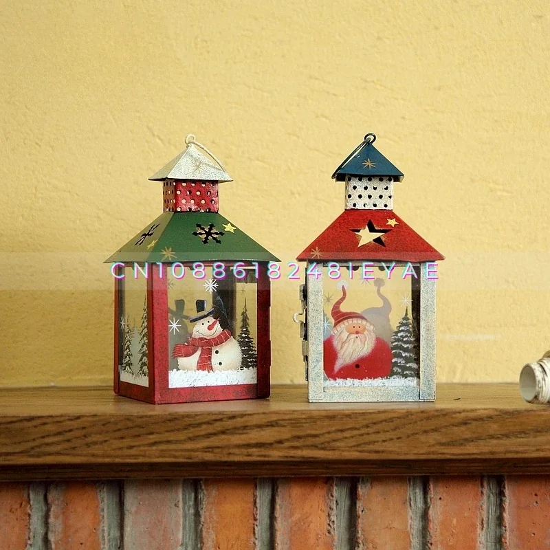American Style Home Holiday Warm Iron Candlestick Wind Lamp Christmas Lantern Decoration Ornaments
American Style Home Holiday Warm Iron Candlestick Wind Lamp Christmas Lantern Decoration Ornaments