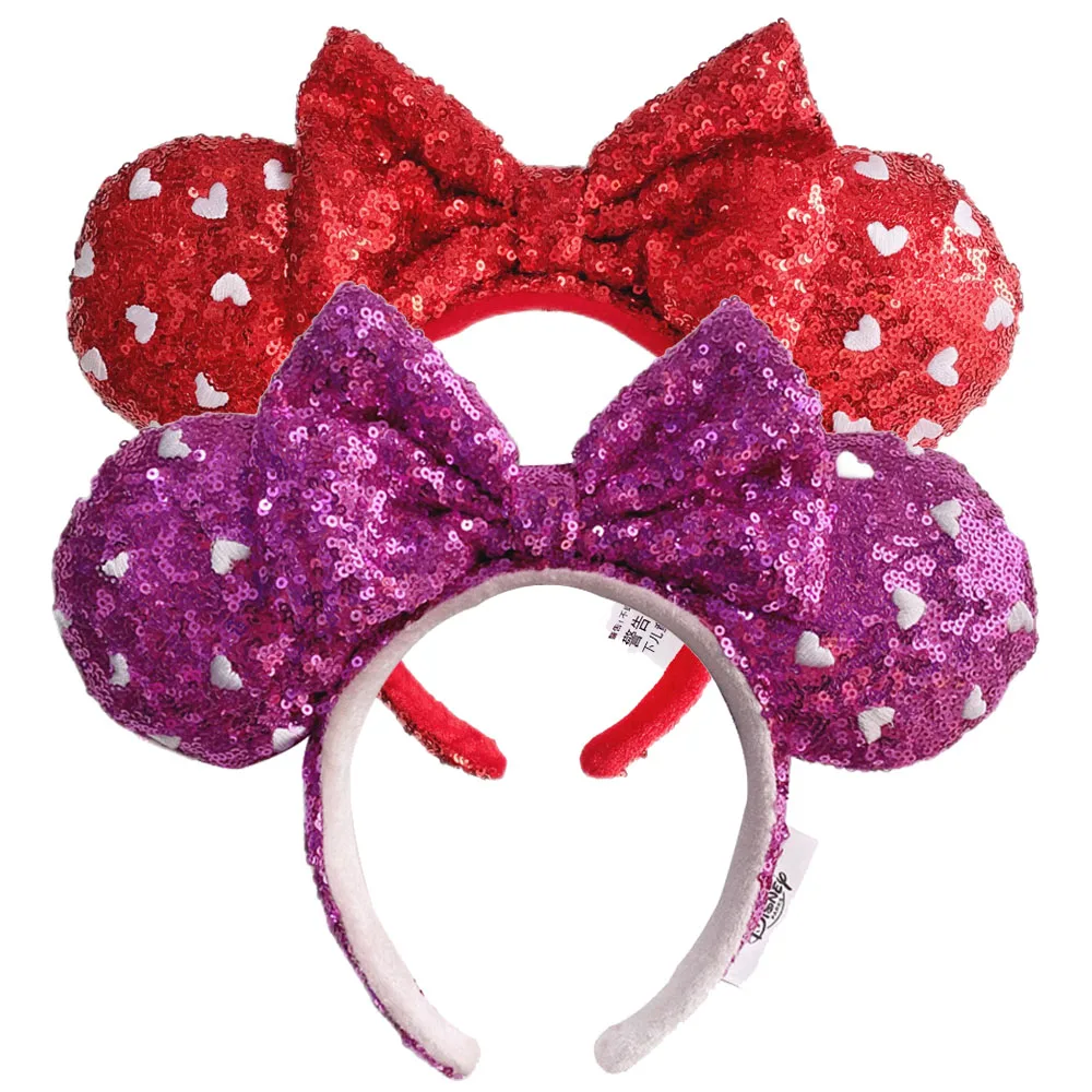 2pcs Disney Red White Loving Heart Headband Mickey Mouse Ear For Adults Sequins Bow Headband Minnie Park Accessories Headwear
2pcs Disney Red White Loving Heart Headband Mickey Mouse Ear For Adults Sequins Bow Headband Minnie Park Accessories Headwear