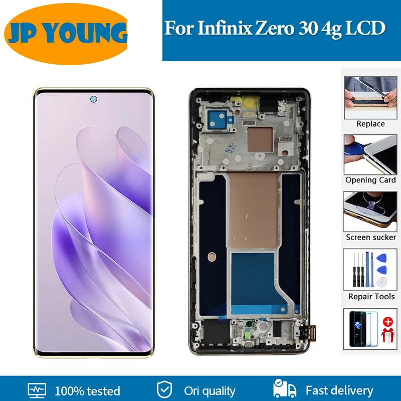 Original 6.78'' AMOLED For Infinix Zero 30 4G LCD Display X6731B Screen Frame Touch Panel For Infinix Zero 30 4G LCD Replacement
Original 6.78'' AMOLED For Infinix Zero 30 4G LCD Display X6731B Screen Frame Touch Panel For Infinix Zero 30 4G LCD Replacement