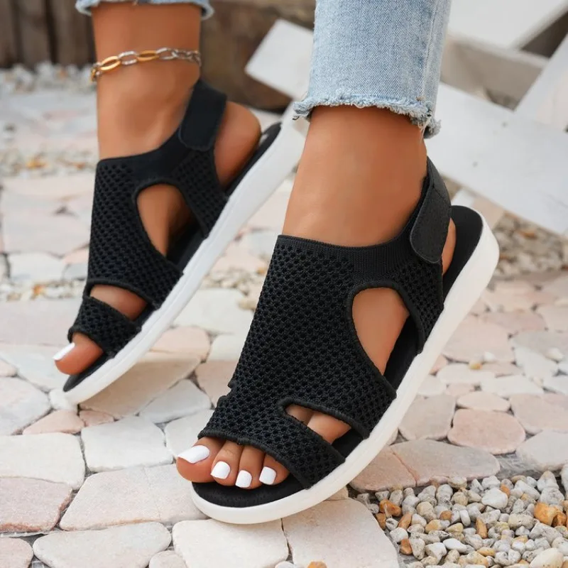 Summer Women Flats Stretch Orthopedic Casial Sandals Open Toe Beach Mesh Shoes Footwear Casual Ladies Sandalias Mujeres
Summer Women Flats Stretch Orthopedic Casial Sandals Open Toe Beach Mesh Shoes Footwear Casual Ladies Sandalias Mujeres