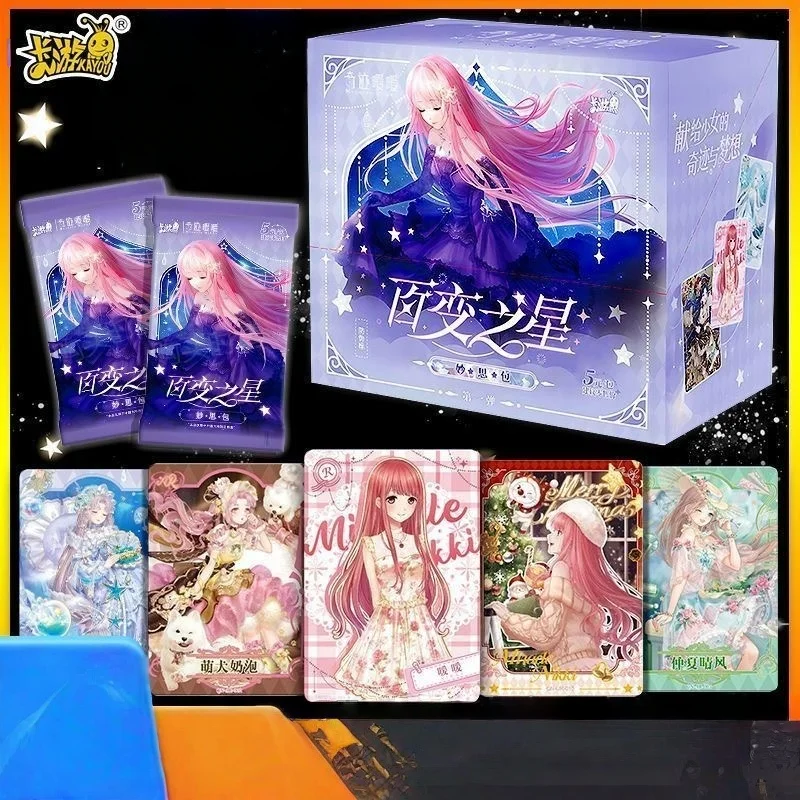 KAYOU натуральные карты Miracle Nikki, универсальный набор для рисования со звездой, серия Dress UP, милые девушки, коллекционные карты аниме, игрушки
KAYOU натуральные карты Miracle Nikki, универсальный набор для рисования со звездой, серия Dress UP, милые девушки, коллекционные карты аниме, игрушки