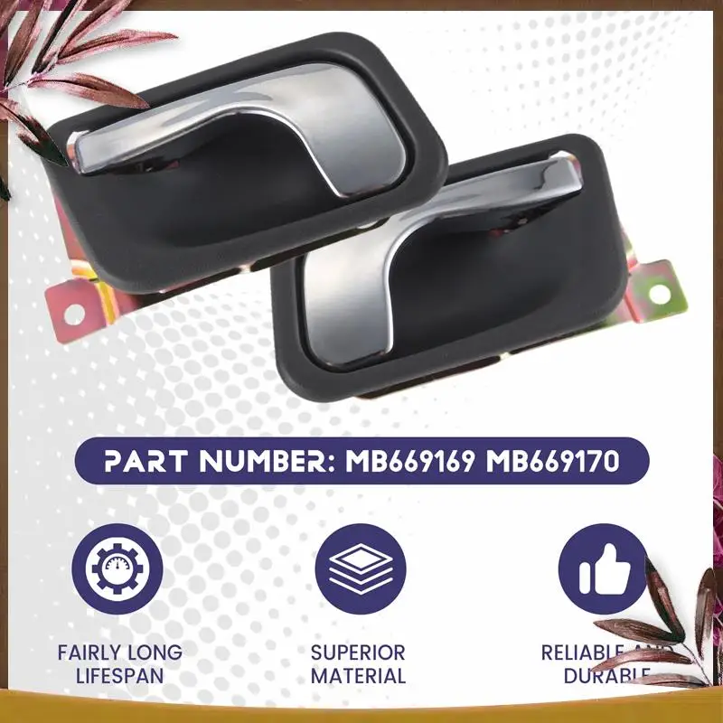 AB59-1 Pair Door Inside Handle For MITSUBISHI Pajero Montero 1991-2000 MB669169/MB669170
AB59-1 Pair Door Inside Handle For MITSUBISHI Pajero Montero 1991-2000 MB669169/MB669170
