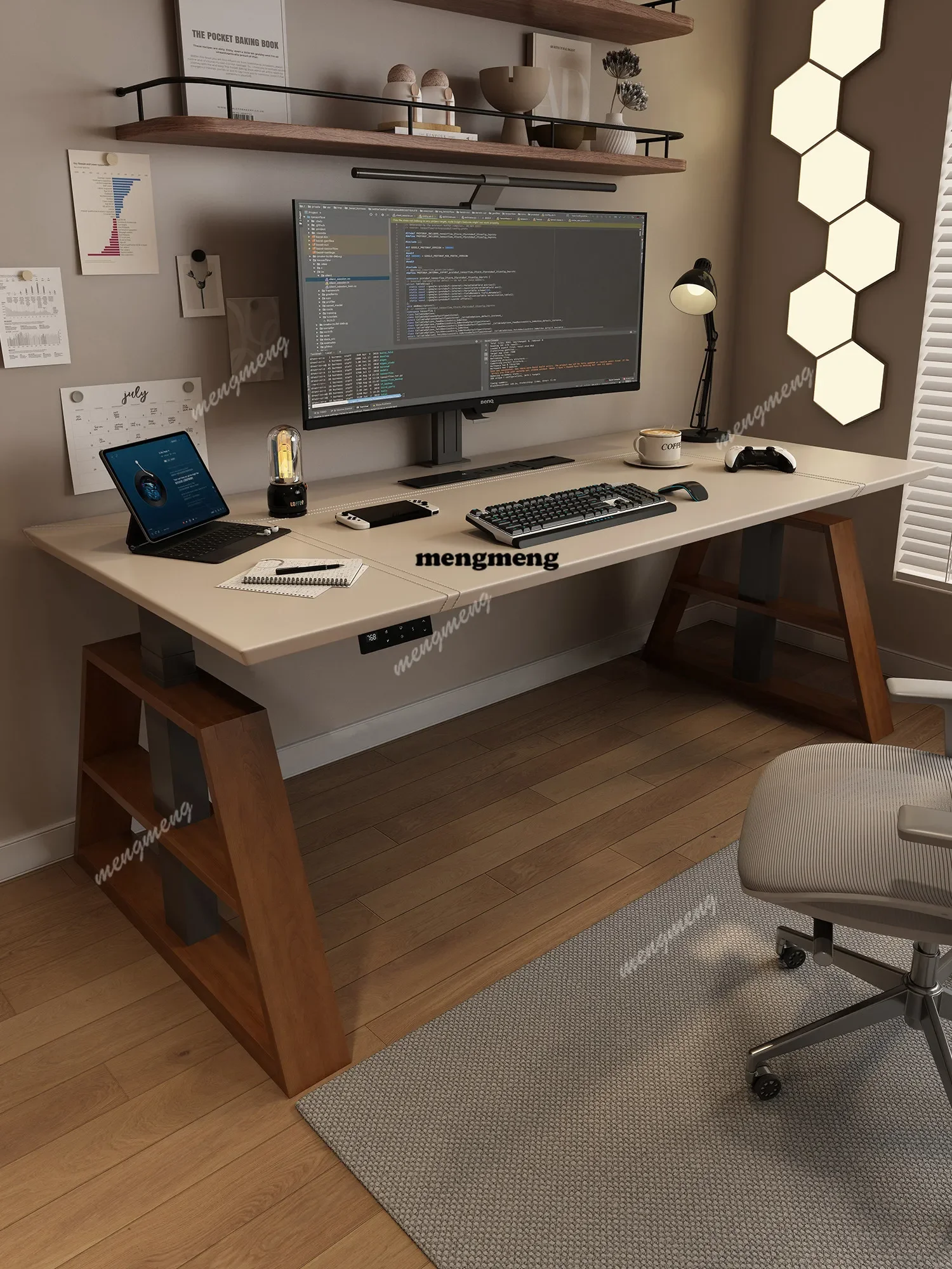 Y136 Intelligent electric lift computer desk workbench office study e-sports home study bedroom desk
Y136 Intelligent electric lift computer desk workbench office study e-sports home study bedroom desk