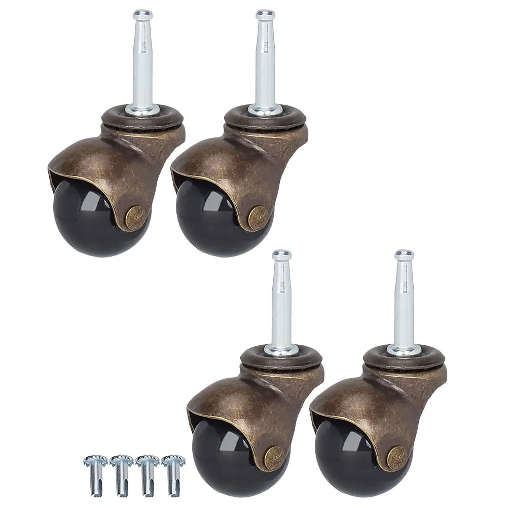 4 Pcs Ball Caster Stem Office Chair Wheel Homely Vibe Wheels for Steel Chairs
4 Pcs Ball Caster Stem Office Chair Wheel Homely Vibe Wheels for Steel Chairs