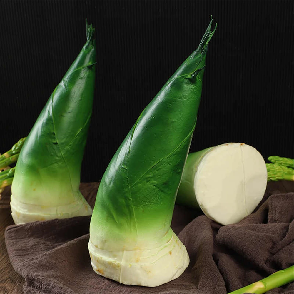 Artificial Simulation fake vegetables Home Kitchen cabinet hotel restaurant decoration Bamboo shoot vegetables model props
Artificial Simulation fake vegetables Home Kitchen cabinet hotel restaurant decoration Bamboo shoot vegetables model props