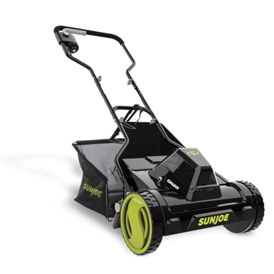 Cordless Electric Push Lawn Mower for residential gardening, steel body, green, 11.9-Gal bag + 15-inch cutting width + 360W mot
Cordless Electric Push Lawn Mower for residential gardening, steel body, green, 11.9-Gal bag + 15-inch cutting width + 360W mot