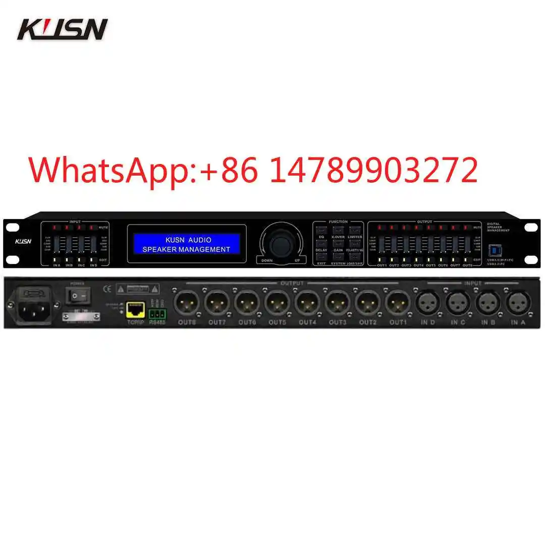 96KHz Sampling DSP Processor USB WiFi Control Conference Live Audio Device
96KHz Sampling DSP Processor USB WiFi Control Conference Live Audio Device