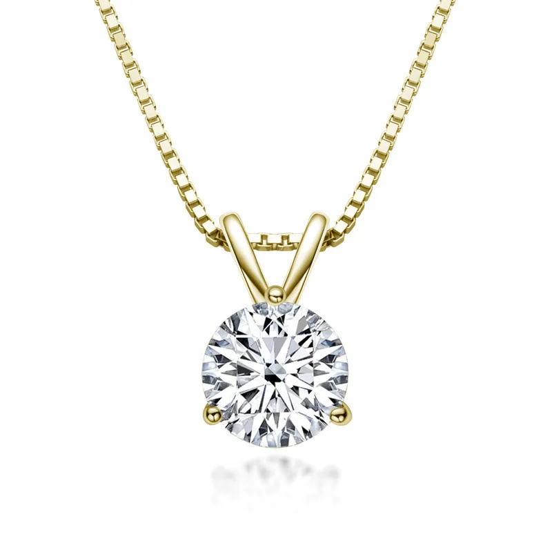 Luxury Genuine Three Claw Moissanite Pendant S925 Sterling Silver 1 Carat Moissanite Necklace for Women Gift
Luxury Genuine Three Claw Moissanite Pendant S925 Sterling Silver 1 Carat Moissanite Necklace for Women Gift