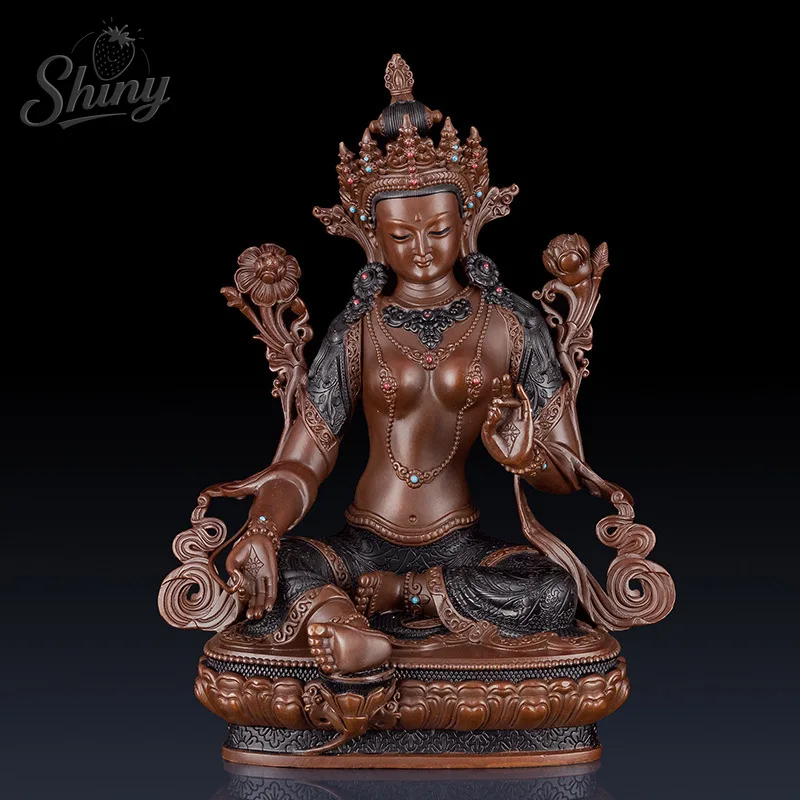 Tantric Green Tara Buddha Statue Ornament, Antique Copper Figure of The Buddha, Temple Home Worship Buddha Ornament
Tantric Green Tara Buddha Statue Ornament, Antique Copper Figure of The Buddha, Temple Home Worship Buddha Ornament