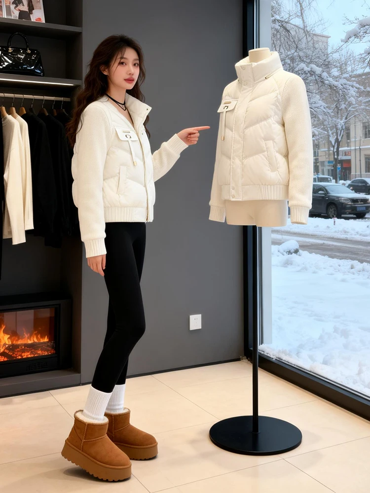 Ele Anti-Aging ort down Jaet Women's Faion Thiened Zipper Pure Color Stand Collar Durable Cotton Blend Coat
Ele Anti-Aging ort down Jaet Women's Faion Thiened Zipper Pure Color Stand Collar Durable Cotton Blend Coat