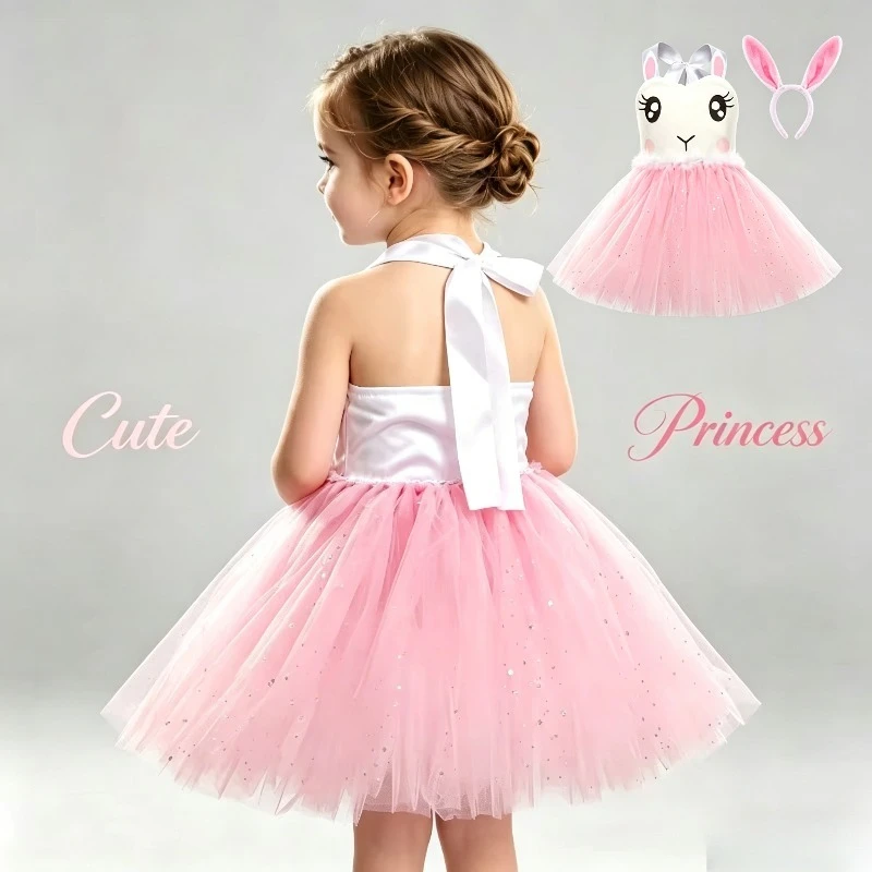 Bunny Costume Tutu Dress Fluffy Tulle Skirt Cartoon Rabbit Cosplay Outfit for Stage Performance Dance Party Holiday Dress Up
Bunny Costume Tutu Dress Fluffy Tulle Skirt Cartoon Rabbit Cosplay Outfit for Stage Performance Dance Party Holiday Dress Up