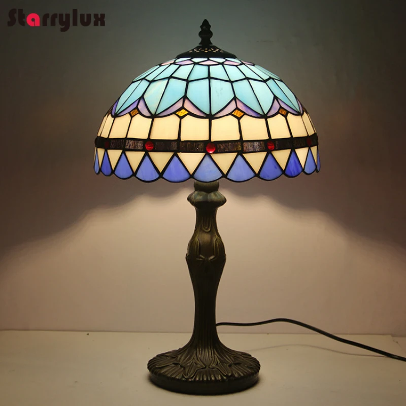 Butterfly Badminton Table Lamp European Country Home Decor Stained Glass Dimmable Bedside Light
Butterfly Badminton Table Lamp European Country Home Decor Stained Glass Dimmable Bedside Light