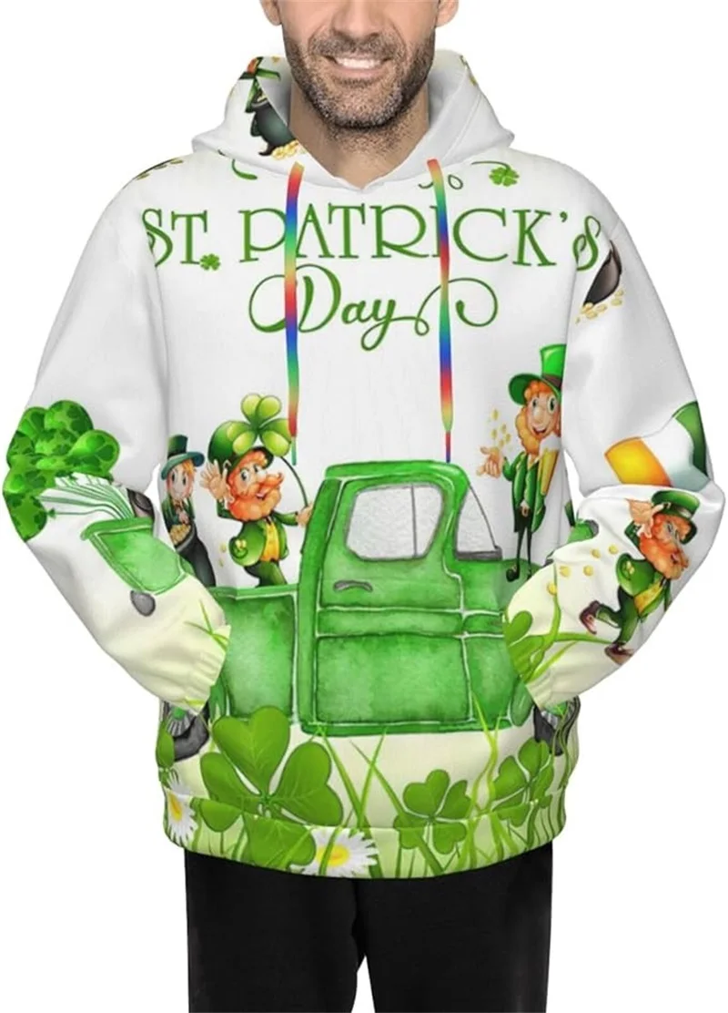 3d Print St. Patrick's Day Clover Pattern Hoodies For Men New In Casual Pullover Sweatshirts Clothes Mens Oversized Tracksuit
3d Print St. Patrick's Day Clover Pattern Hoodies For Men New In Casual Pullover Sweatshirts Clothes Mens Oversized Tracksuit