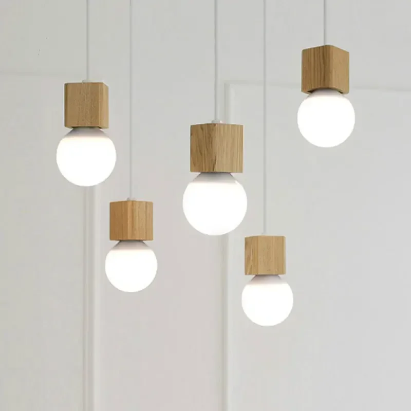 Modern simplicity LED E27 Wood Pendant light Home improvement Wood decoration Pendant lamp
Modern simplicity LED E27 Wood Pendant light Home improvement Wood decoration Pendant lamp