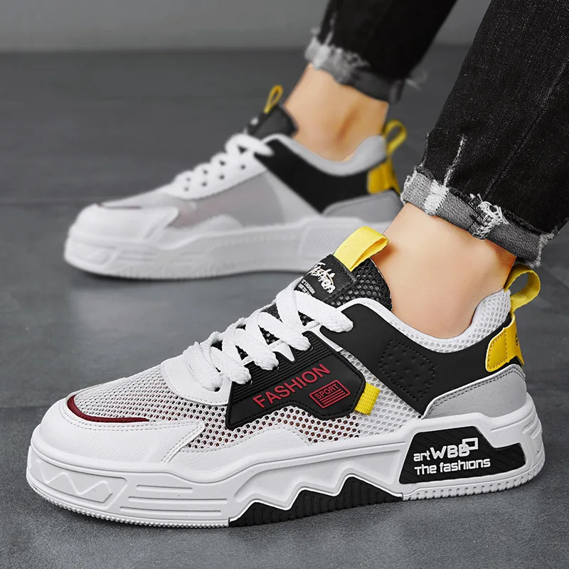 Summer 2025 New Board Shoes Mesh Breathable Casual Sneakers Mesh Shoes Versatile White Men's Shoes
Summer 2025 New Board Shoes Mesh Breathable Casual Sneakers Mesh Shoes Versatile White Men's Shoes