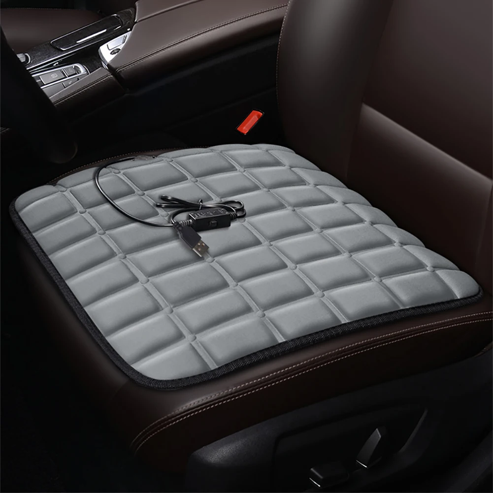 USB 5V Winter Car Seat Pad Comfortable Non Slip Scratch Resistant Heating Electric Car Seat Cushion for Automobile Home Office
USB 5V Winter Car Seat Pad Comfortable Non Slip Scratch Resistant Heating Electric Car Seat Cushion for Automobile Home Office