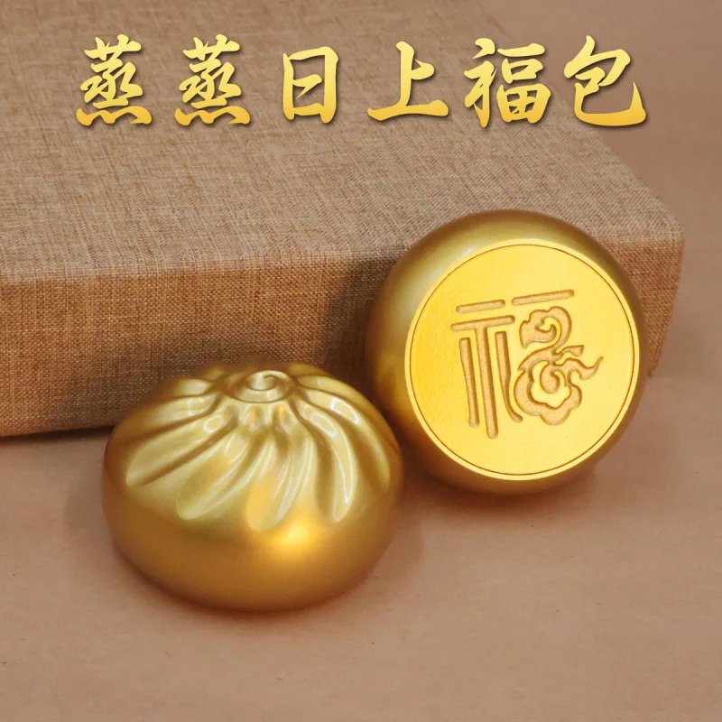 1Pc Brass Big Blessing Bag Steaming Day Office Desk Surface Panel Fortune Decoration Geomancy Decoration Bag Win Hand Pieces Orn
1Pc Brass Big Blessing Bag Steaming Day Office Desk Surface Panel Fortune Decoration Geomancy Decoration Bag Win Hand Pieces Orn