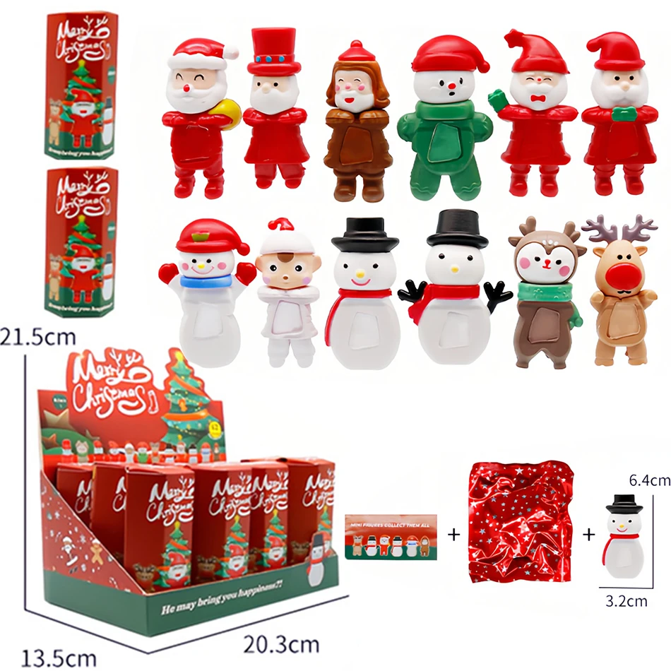 1-12 шт., серия слепых коробок для вечеринки с Санта-Клаусом, рождественская слепая коробка, мини-модель из ПВХ ручной работы, украшения для мобильных телефонов, рождественские подарки
1-12 шт., серия слепых коробок для вечеринки с Санта-Клаусом, рождественская слепая коробка, мини-модель из ПВХ ручной работы, украшения для мобильных телефонов, рождественские подарки
