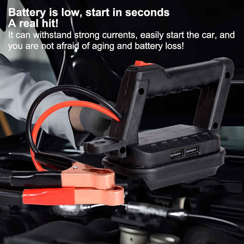 (.) Portable Jump Cables Black Red Jump Starter Cables Battery Not Included Wear-resistant Non-deformed Quick Installation 1PC
(.) Portable Jump Cables Black Red Jump Starter Cables Battery Not Included Wear-resistant Non-deformed Quick Installation 1PC