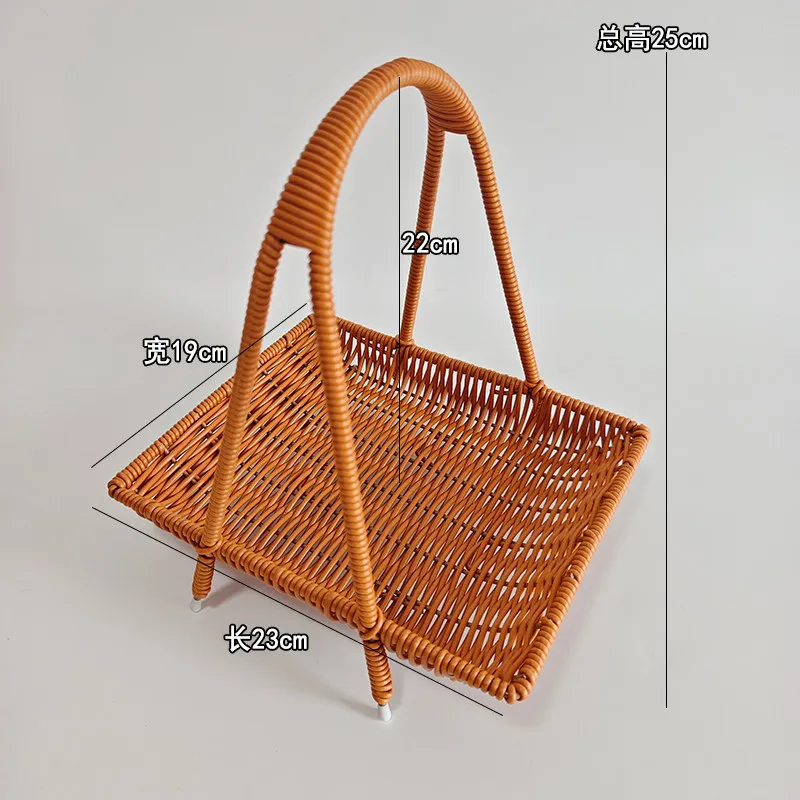 Handmade imitation rattan creative multi-layer, tray