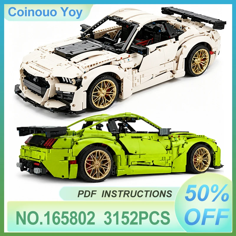 1:8 Customizable MOC-165802 Technical Green Super Sprots Car Model Building Block Brick DIY Toys Assembly Birthday Gifts For Kid
1:8 Customizable MOC-165802 Technical Green Super Sprots Car Model Building Block Brick DIY Toys Assembly Birthday Gifts For Kid