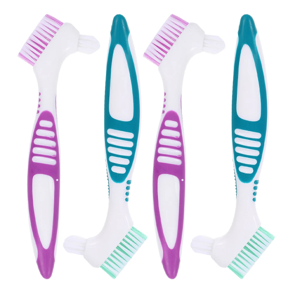 4pcs Denture Cleaning Brushes Large Handle Retainers Tufted PP Dental Hard Bristles Toothbrushes for Denture Care
4pcs Denture Cleaning Brushes Large Handle Retainers Tufted PP Dental Hard Bristles Toothbrushes for Denture Care
