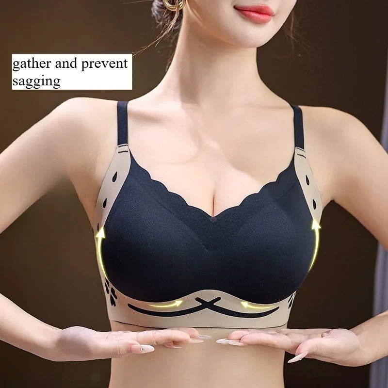 Seamless Thin Style Women's Underwear Anti Sagging Not Have Steel Ring Ladies Lingerie Comfort Breathable Women's Underwear
Seamless Thin Style Women's Underwear Anti Sagging Not Have Steel Ring Ladies Lingerie Comfort Breathable Women's Underwear