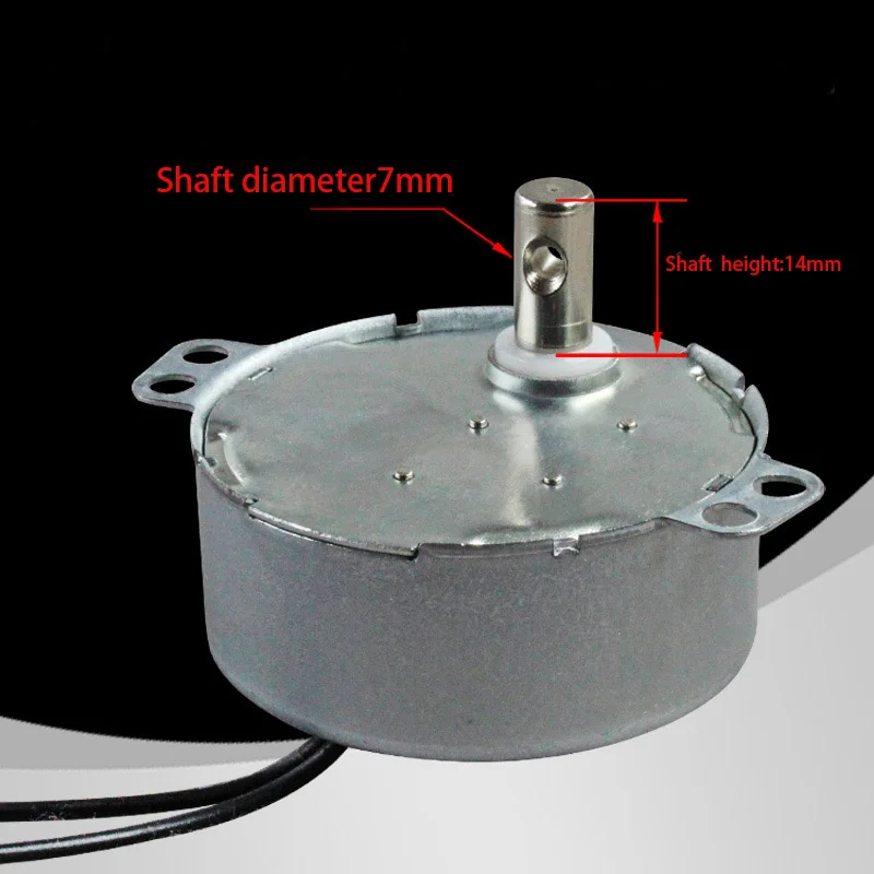 AC 220-240V Electric Fan parts Turntable 2.5/3r/min 4W shaft height 14mm
AC 220-240V Electric Fan parts Turntable 2.5/3r/min 4W shaft height 14mm