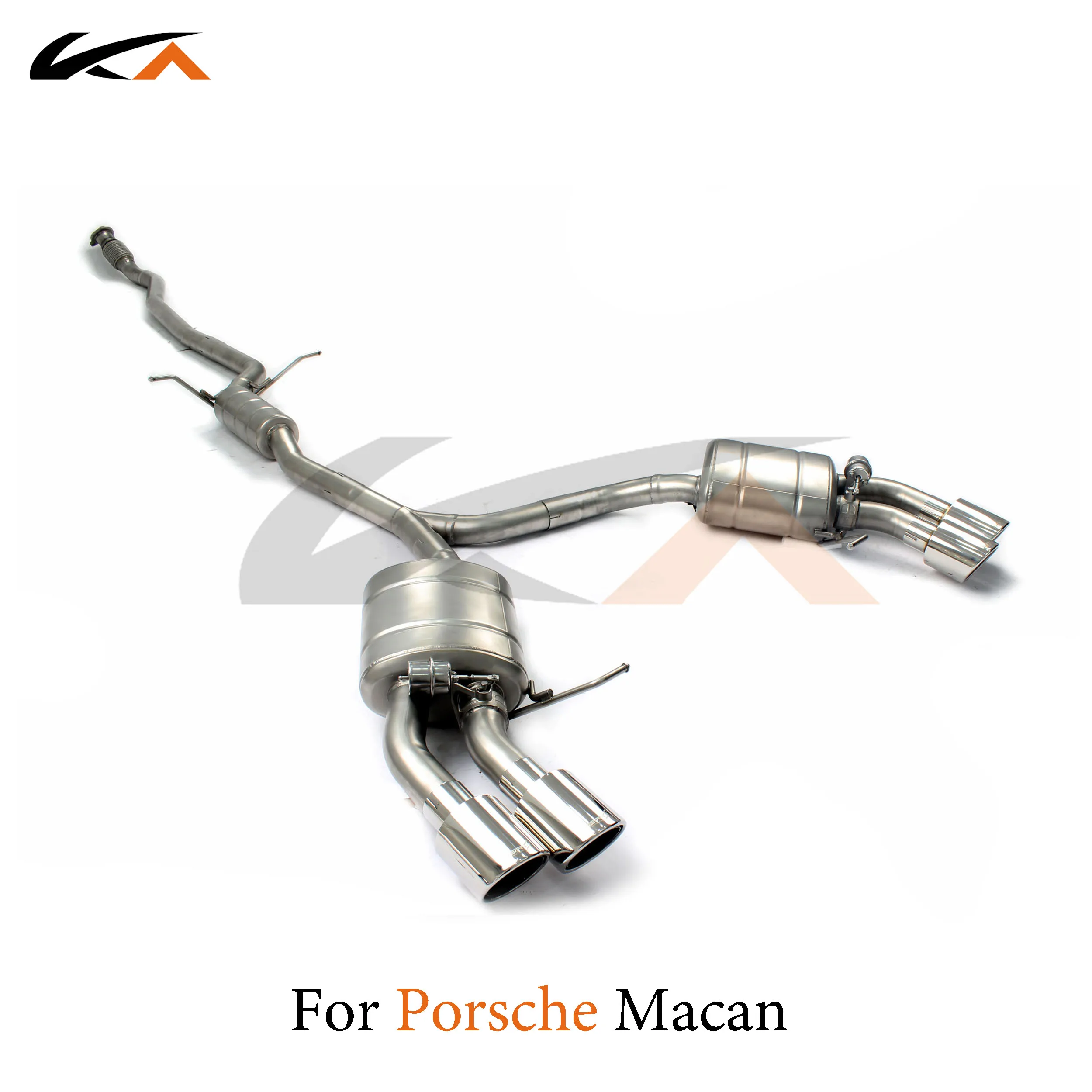 KA Tuning exhaust system stainless catback for Porsche Macan rear section performance parts muffler with valve and front pipe
KA Tuning exhaust system stainless catback for Porsche Macan rear section performance parts muffler with valve and front pipe
