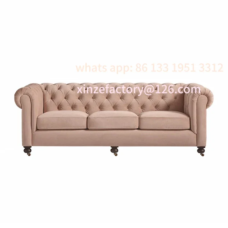 Customizable Nordic velvet cloth pink green ins double three or four people leisure sofa American club hotel clothing store sofa
Customizable Nordic velvet cloth pink green ins double three or four people leisure sofa American club hotel clothing store sofa