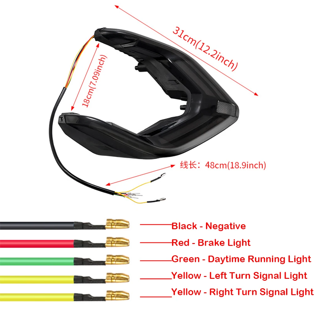 Motorcycle LED Tail Light E-Marked DOT Rear Brake Light Stop lamp 12V For DUCATI PANIGALE V2/V4/V4S/V4R 2018 2019 2020 2021 2022
Motorcycle LED Tail Light E-Marked DOT Rear Brake Light Stop lamp 12V For DUCATI PANIGALE V2/V4/V4S/V4R 2018 2019 2020 2021 2022