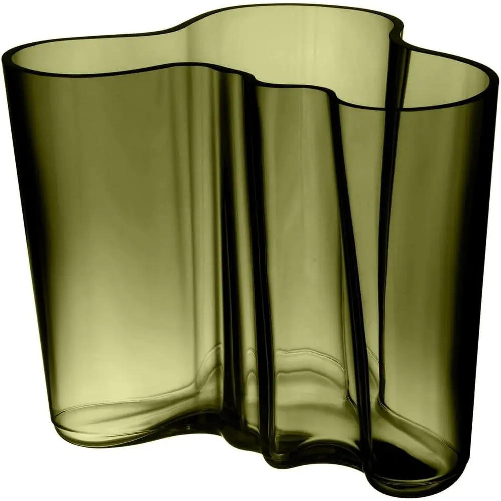 Moss Green 160mm Vase, Inspired by Aalto Collection
Moss Green 160mm Vase, Inspired by Aalto Collection