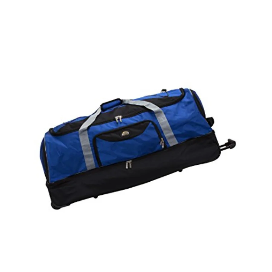 Drop Bottom 40" Rolling Duffel Bag, Navy
Drop Bottom 40" Rolling Duffel Bag, Navy